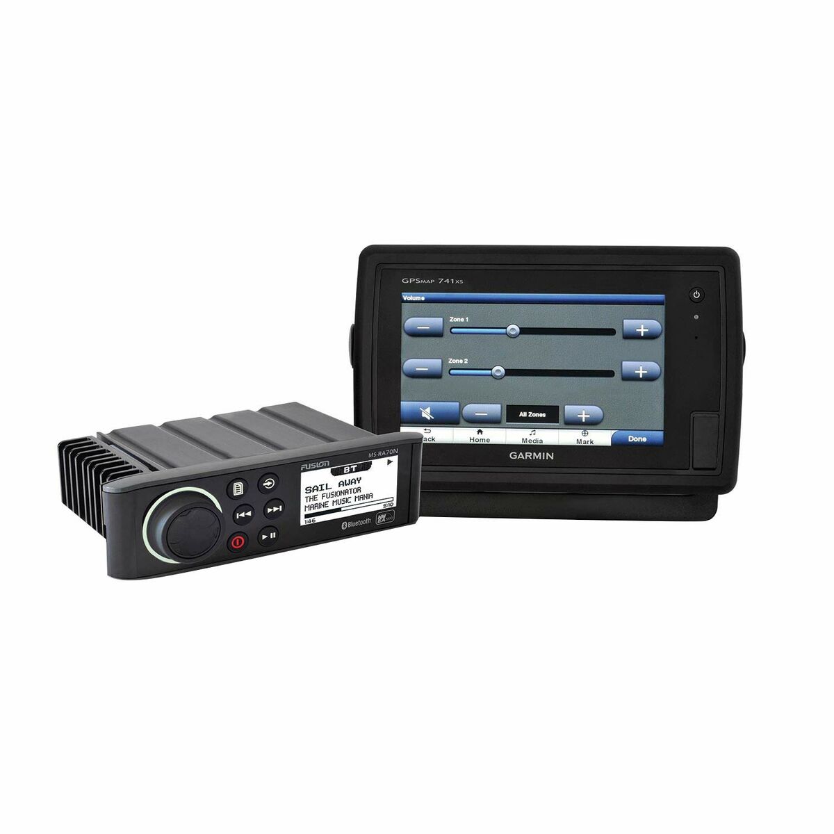 Rádio Fusion Marine MS-RA70N Preto